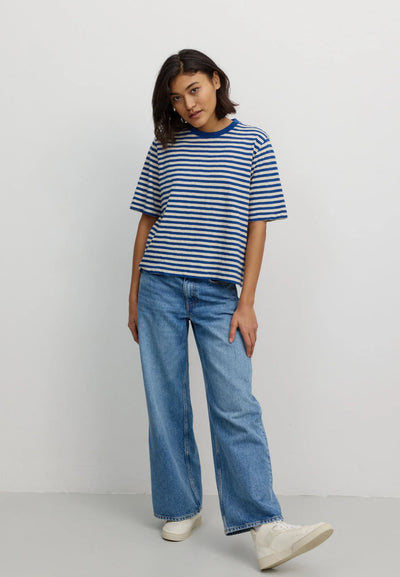 RECOLUTION Woman T-Shirt AZOLLA STRIPES