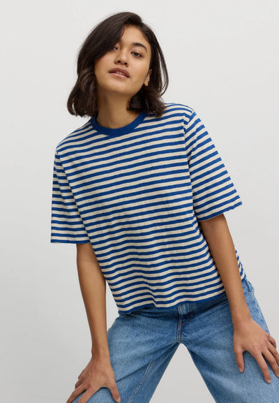 RECOLUTION Woman T-Shirt AZOLLA STRIPES