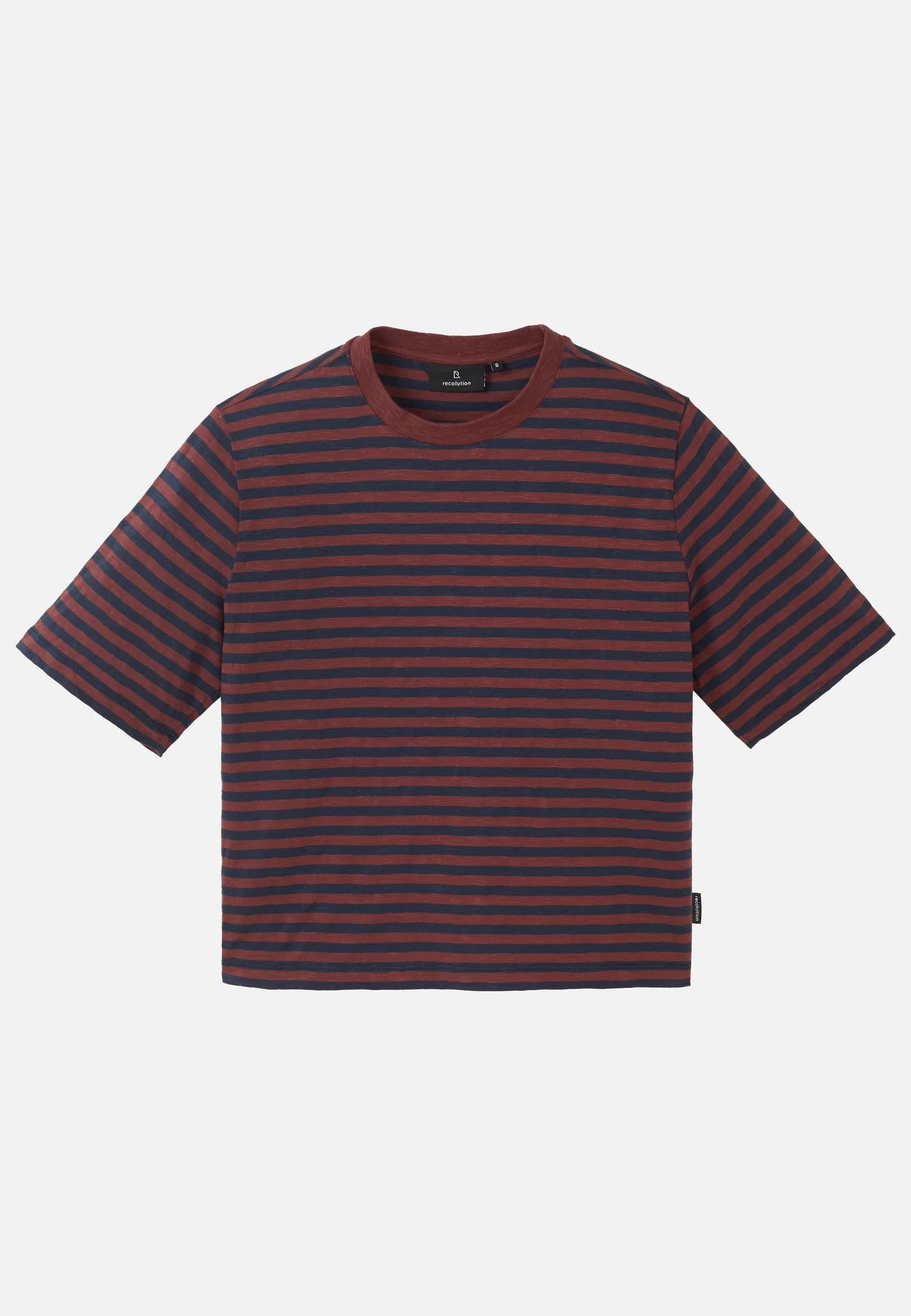 RECOLUTION Woman T-Shirt AZOLLA STRIPES