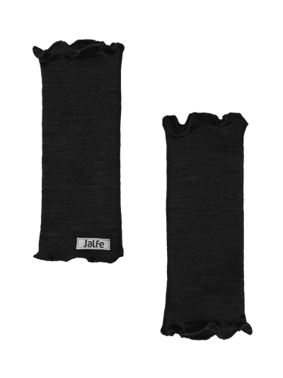 Jalfe Wrist warmers wool eyelet