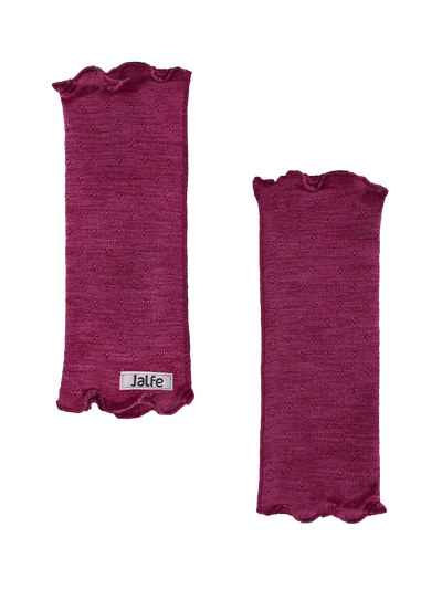 Jalfe Wrist warmers wool eyelet