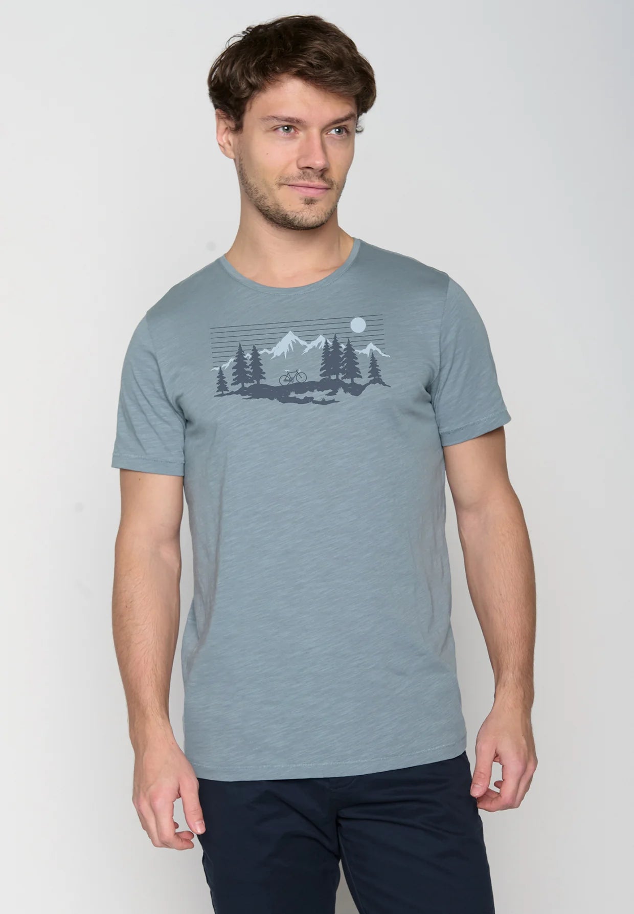 Greenbomb Bike Mountain Pines (Spice T-Shirt)