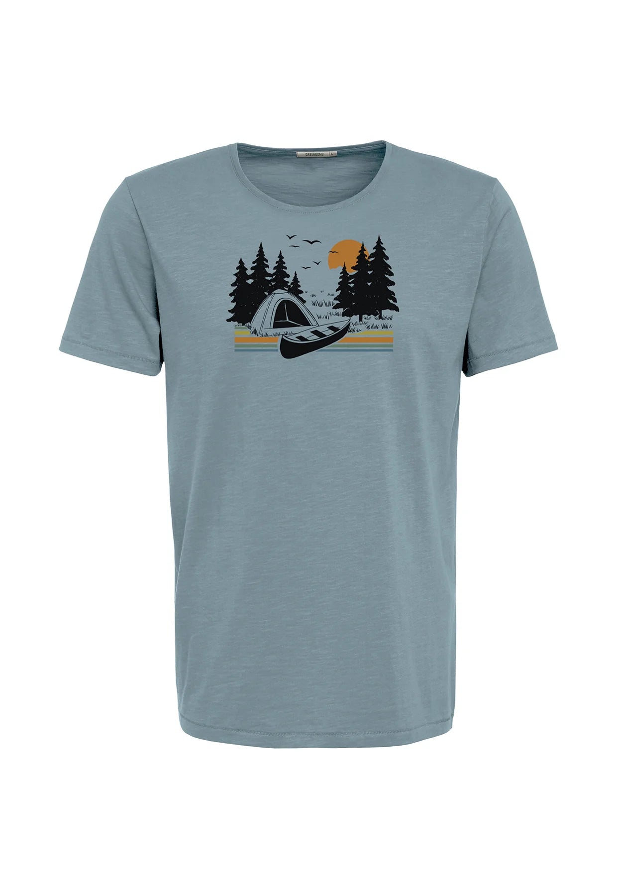 Greenbomb Nature Canoe Tent Spice T-Shirt GOTS ,m