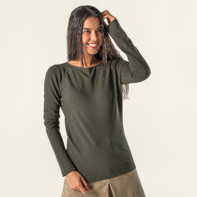 Living Crafts - Damen Langarm-Shirt Sinia