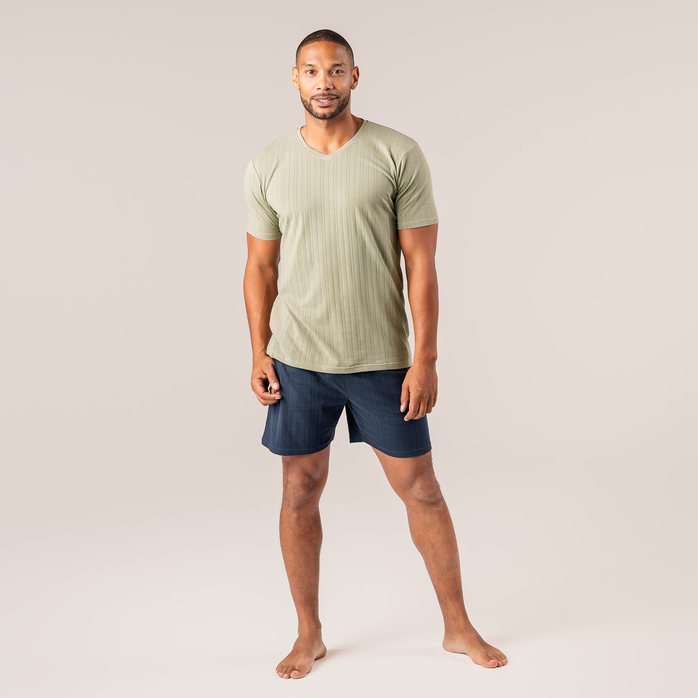 Herren kurzer Pyjama