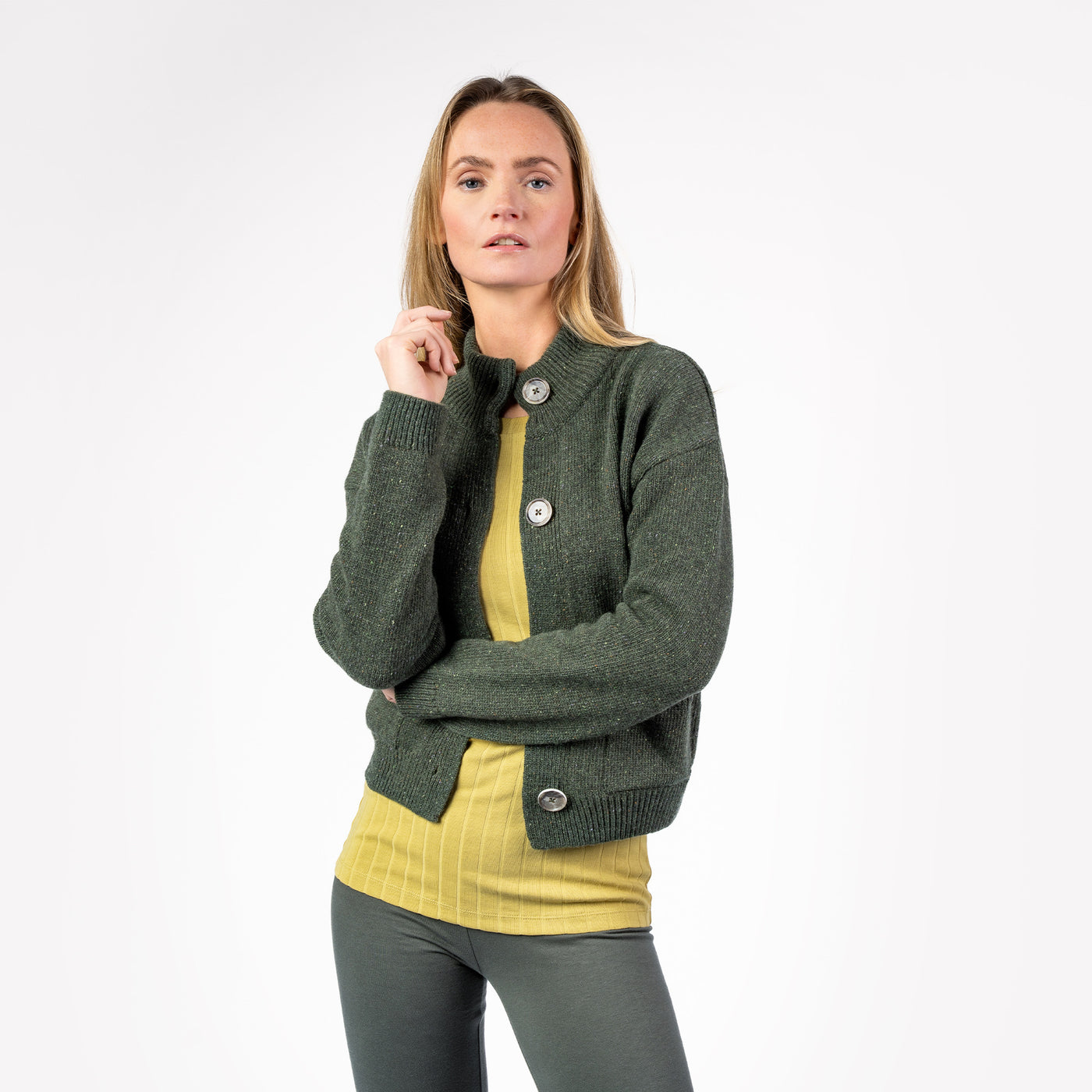 Living Crafts Damen Strickjacke Siglia