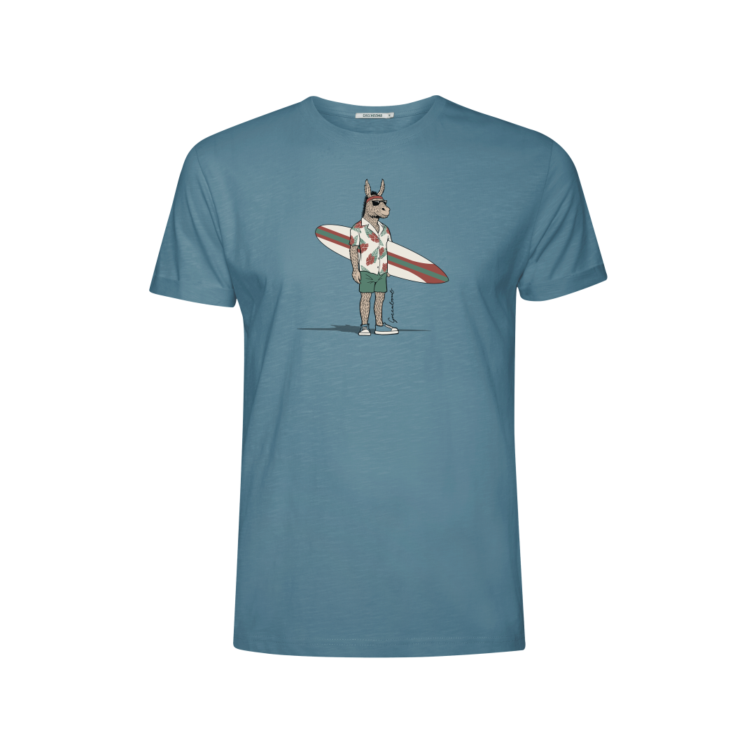 GREENBOMB ANIMAL DONKEY SURF T-SHIRT
