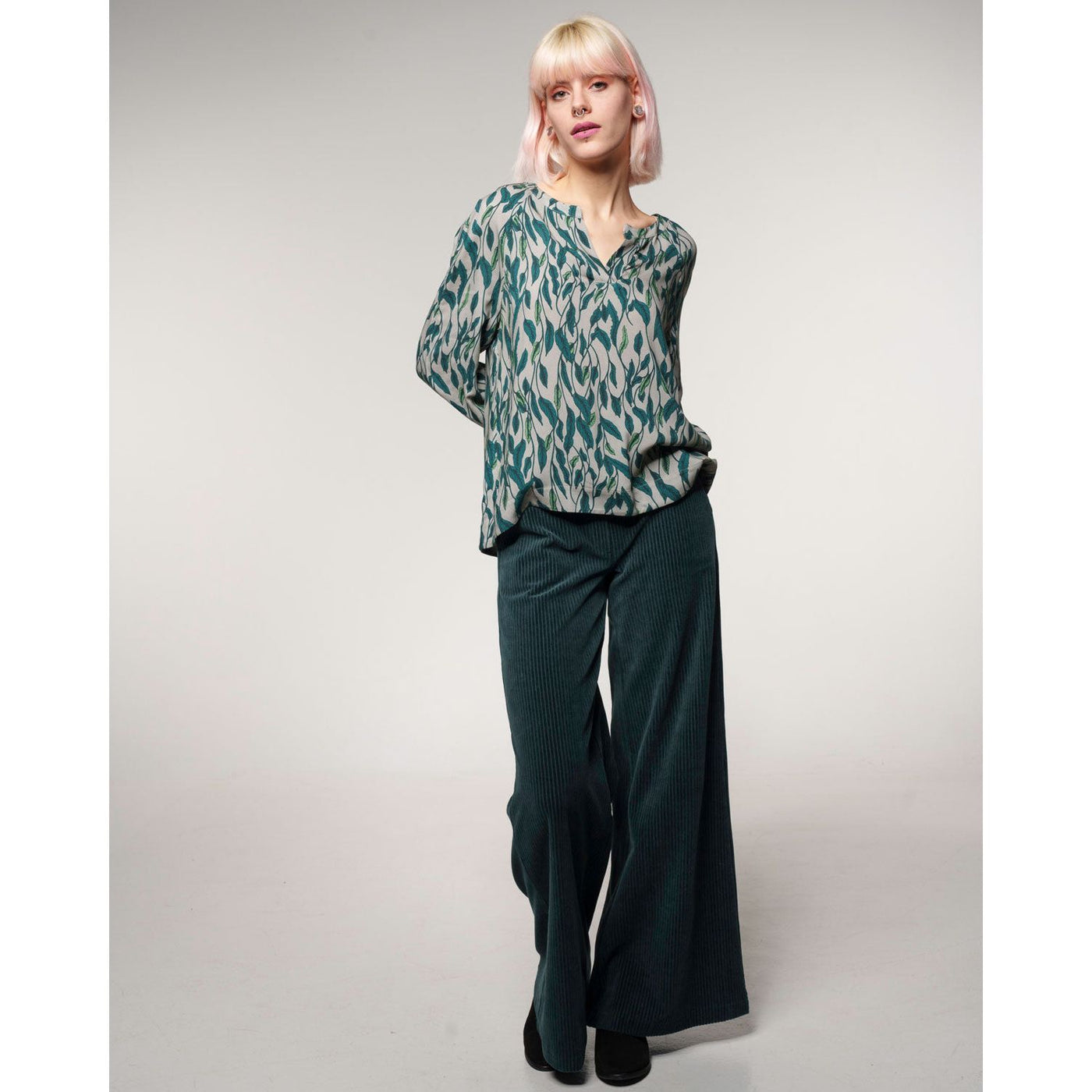 Leaf Raglanblouse