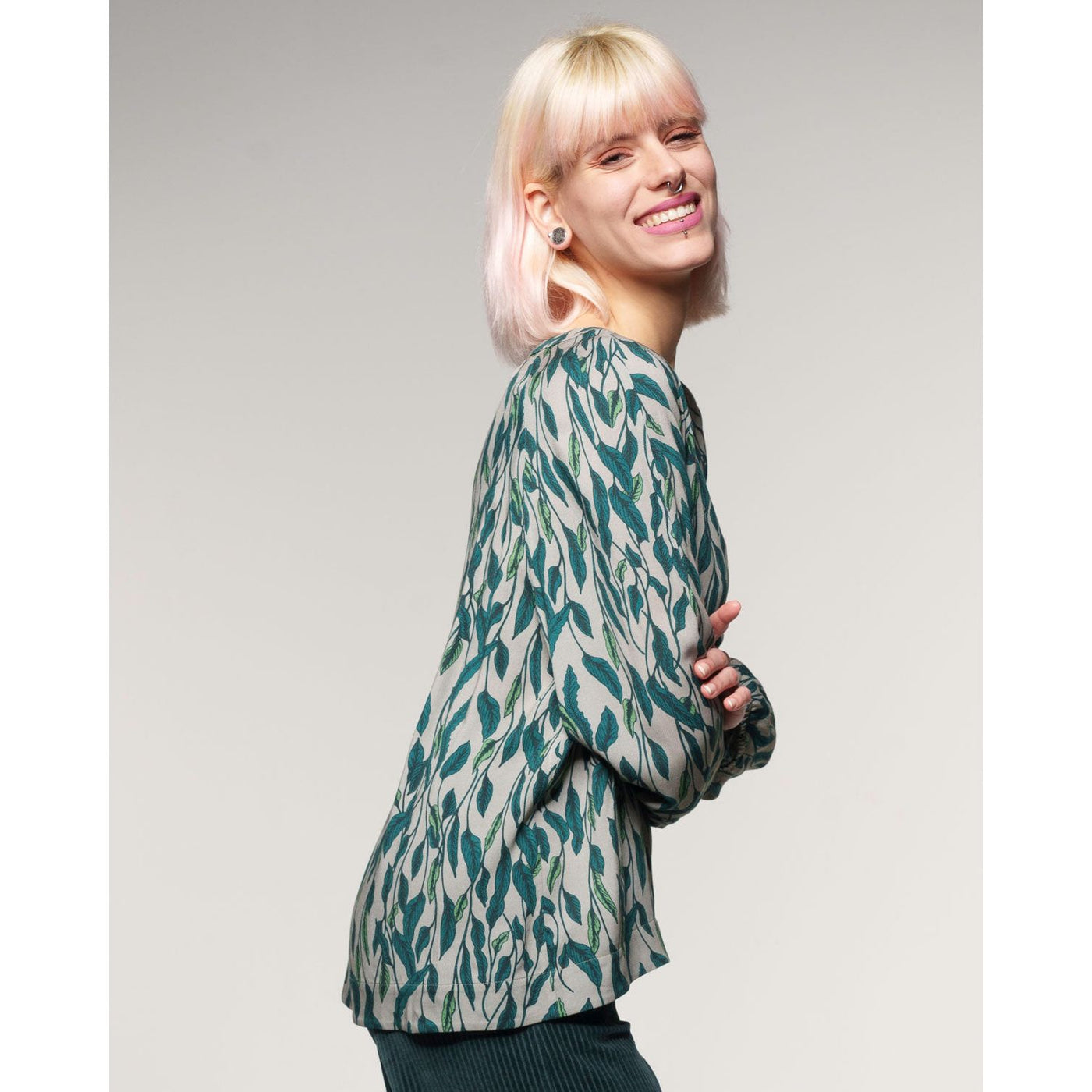 Leaf Raglanblouse