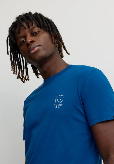 RECOLUTION Men T-Shirt Agave Smiley