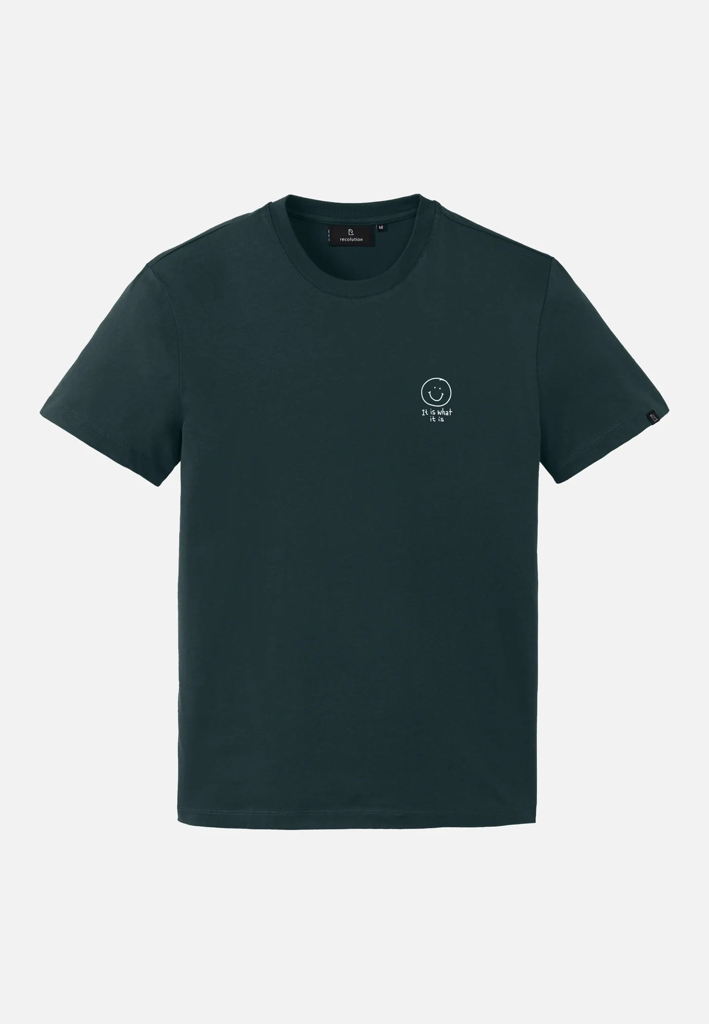 RECOLUTION Men T-Shirt Agave Smiley