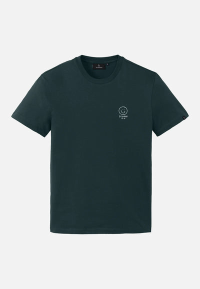 RECOLUTION Men T-Shirt Agave Smiley