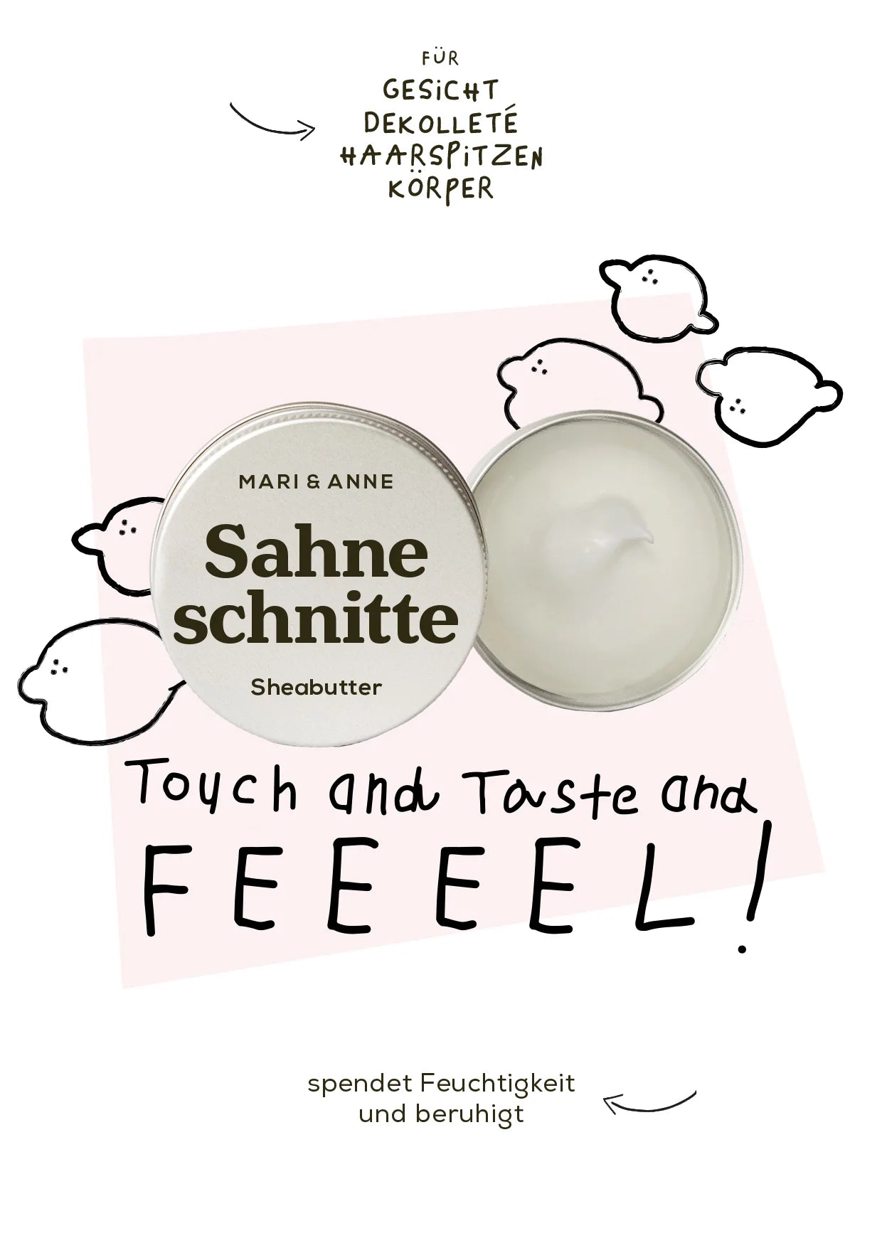 MARI & ANNE SAHNESCHNITTE Sheabutter Lemon