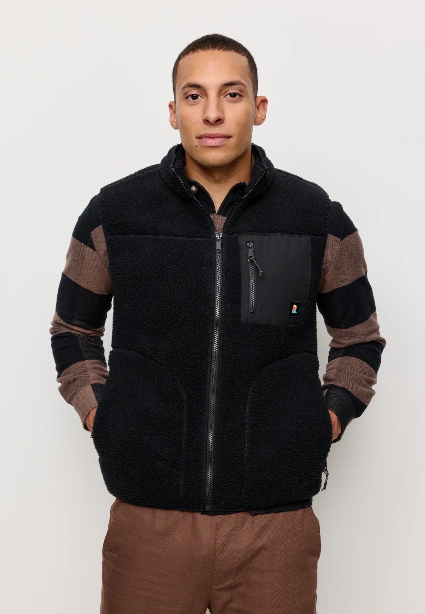 RECOLUTION Fleece-Weste BONSAI GRS, unisex
