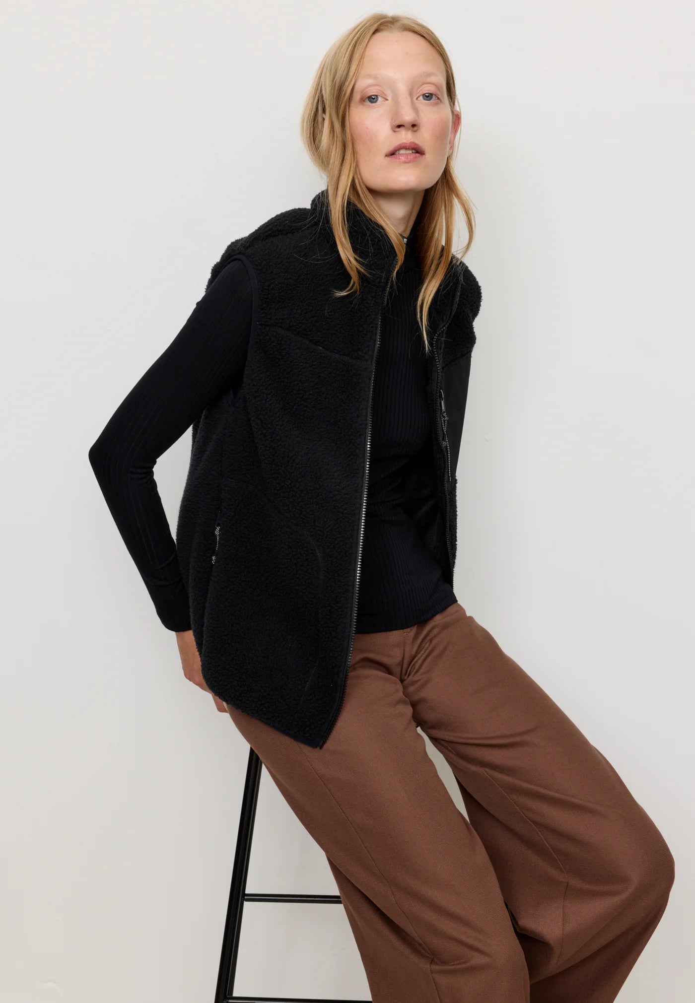RECOLUTION Fleece-Weste BONSAI GRS, unisex