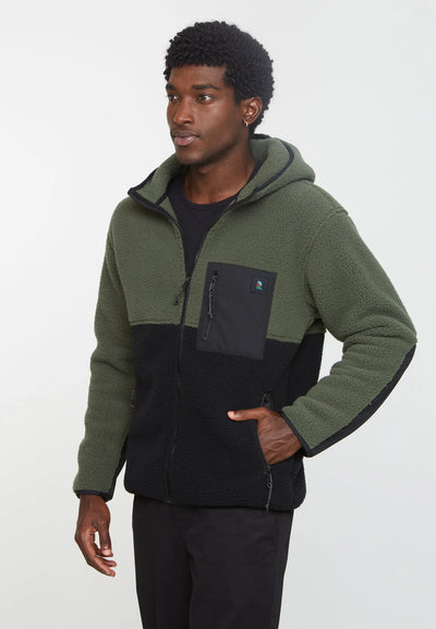 RECOLUTION Fleecejacke SEDUM GRS, m
