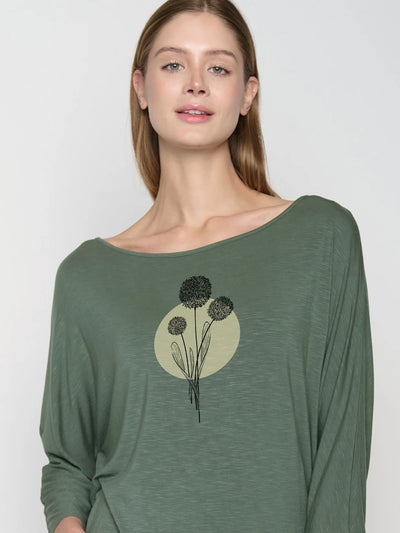 Greenbomb Nature Allium Simper Longsleeve