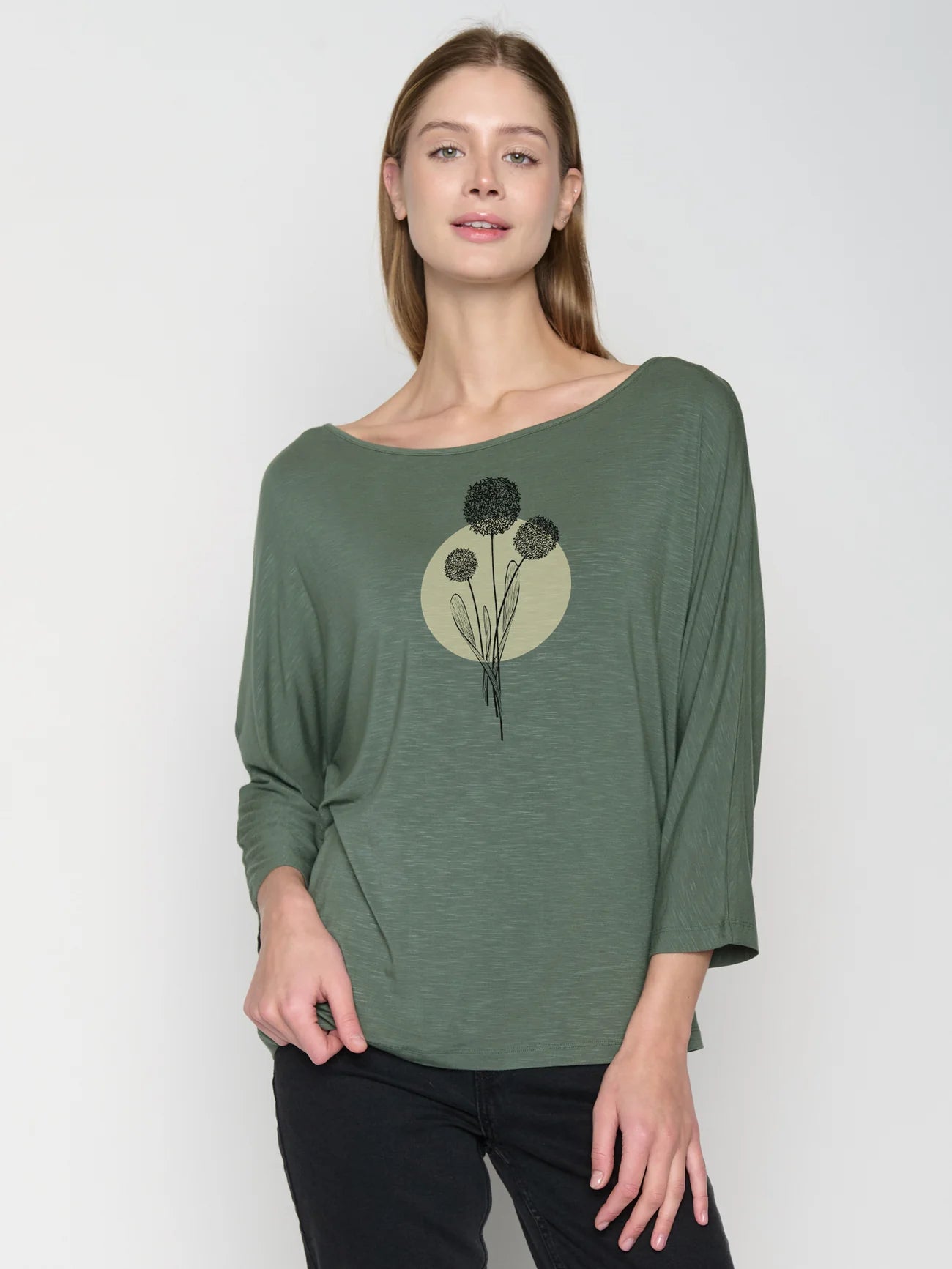Greenbomb Nature Allium Simper Longsleeve