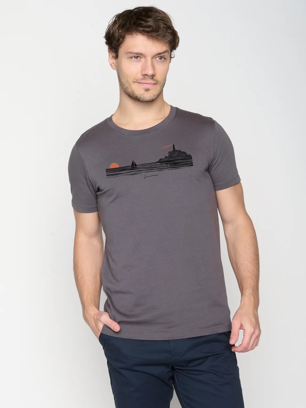 Greenbomb Nature Evening Glow T-Shirt GOTS, m