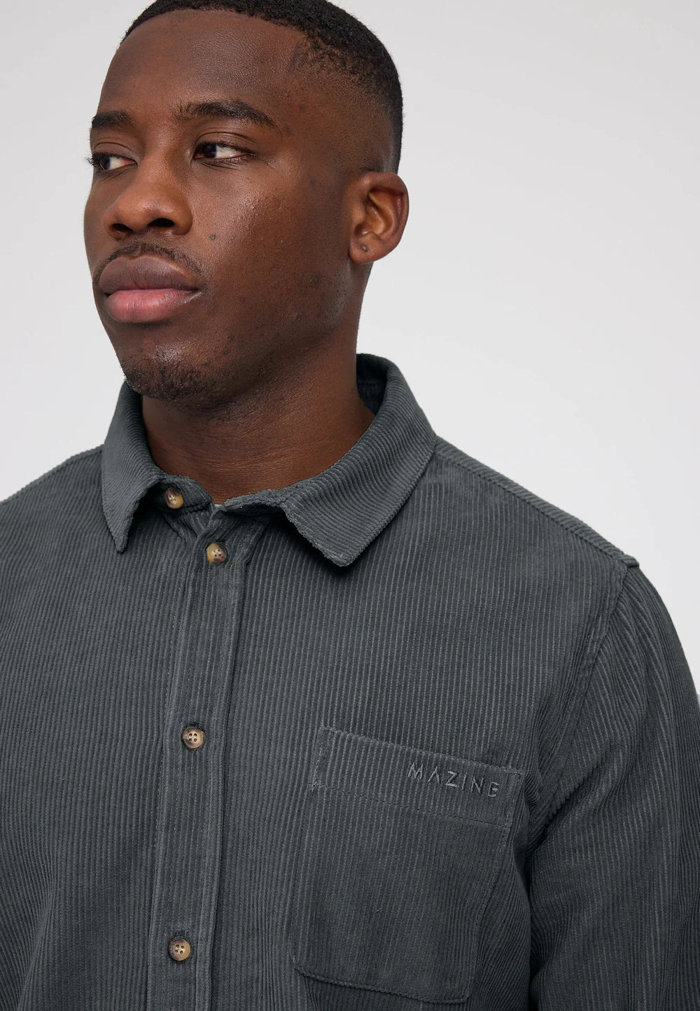 Mazine He-Pocket Corduroy Shirt
