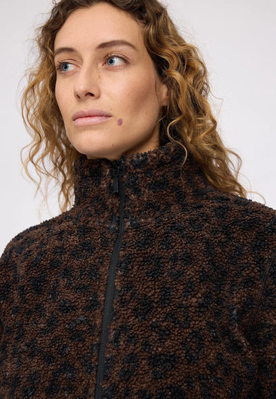 Mazine Damen Printed Sherpa Jacket