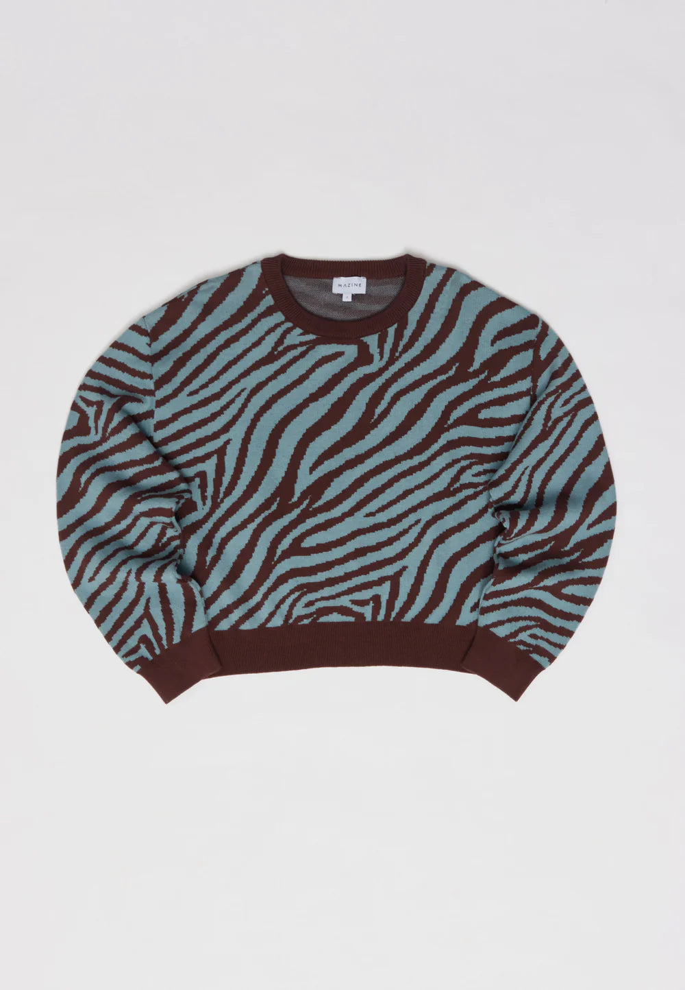 Mazine Da Zebra Jacquard Knit Jumper