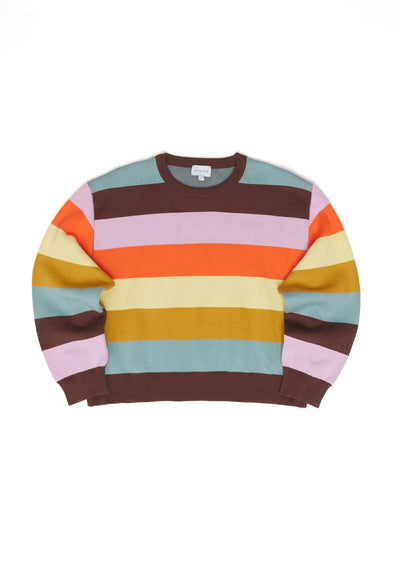 Mazine Da Striped Jacquard Knit Jumper