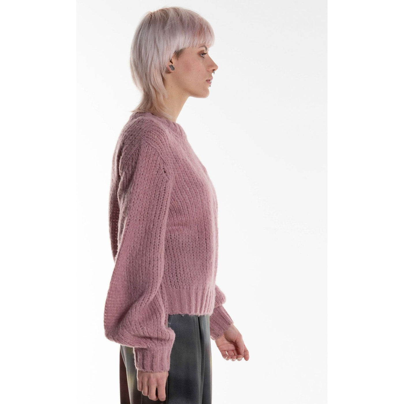 Ballonärmel Pullover