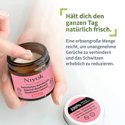 Niyok Deodorant 2in1 flowers / 40ml
