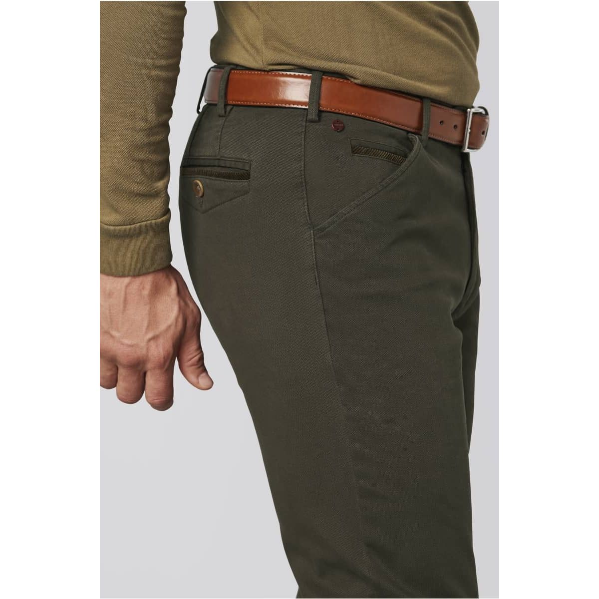 MEYER HOSEN Stretch Leather Belt