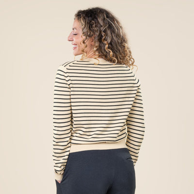 LIVING CRAFTS GOTS Damen-Strickjacke Scara