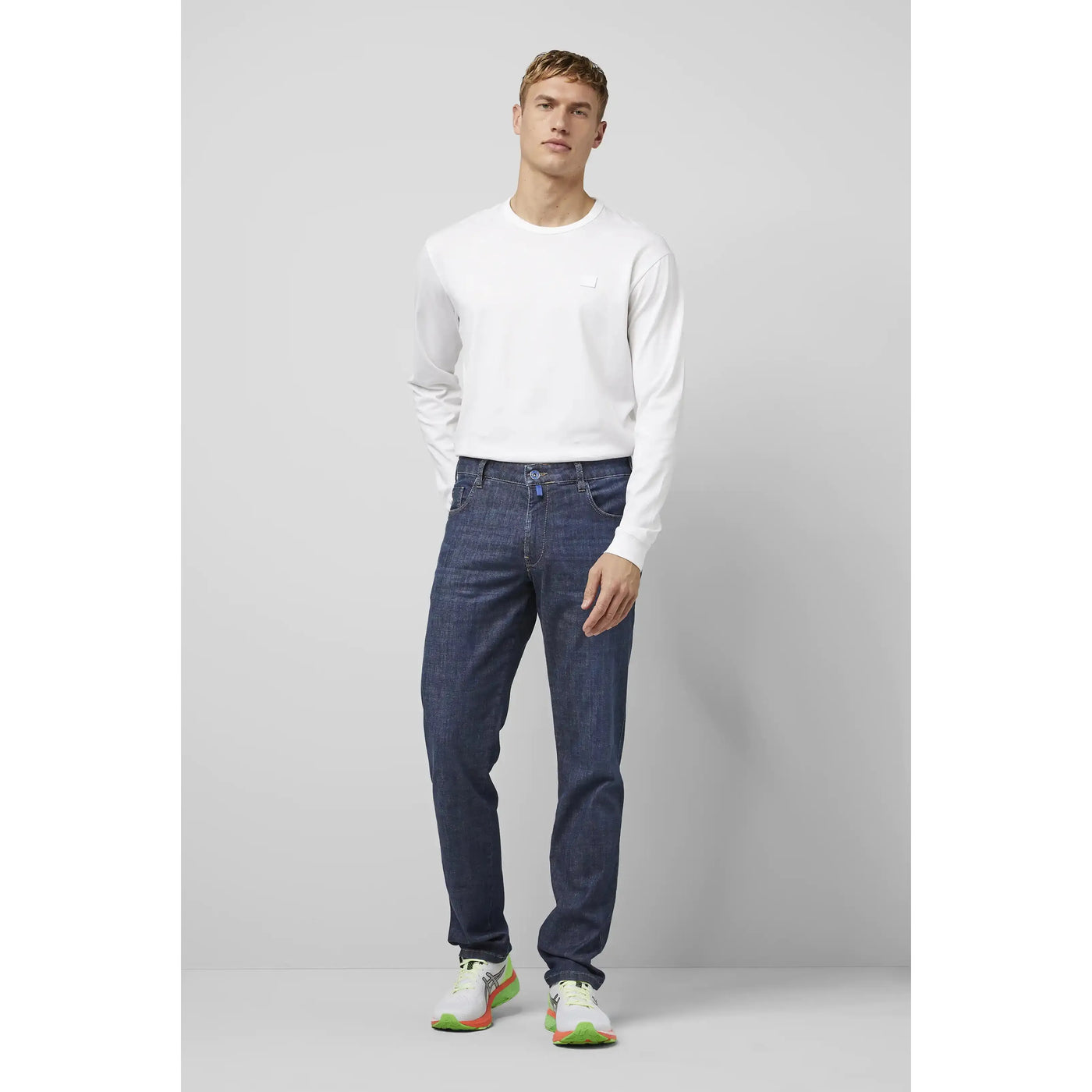 MEYER HOSEN Sommer-Jeans Slim - Light Denim