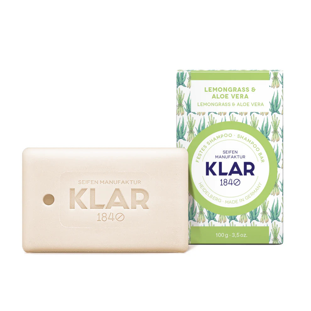 Klars festes Shampoo /Lemongras &Aloe Vera / 100g