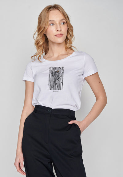 GREENBOMB Animal Sparrow Grass (T-Shirt, GOTS)
