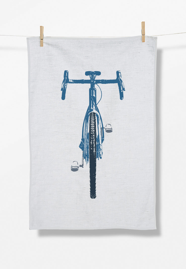 Greenbomb Bike Front Stamp (Tea Towel)