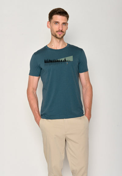 GREENBOMB Nature Ice Fishing (T-Shirt, GOTS)