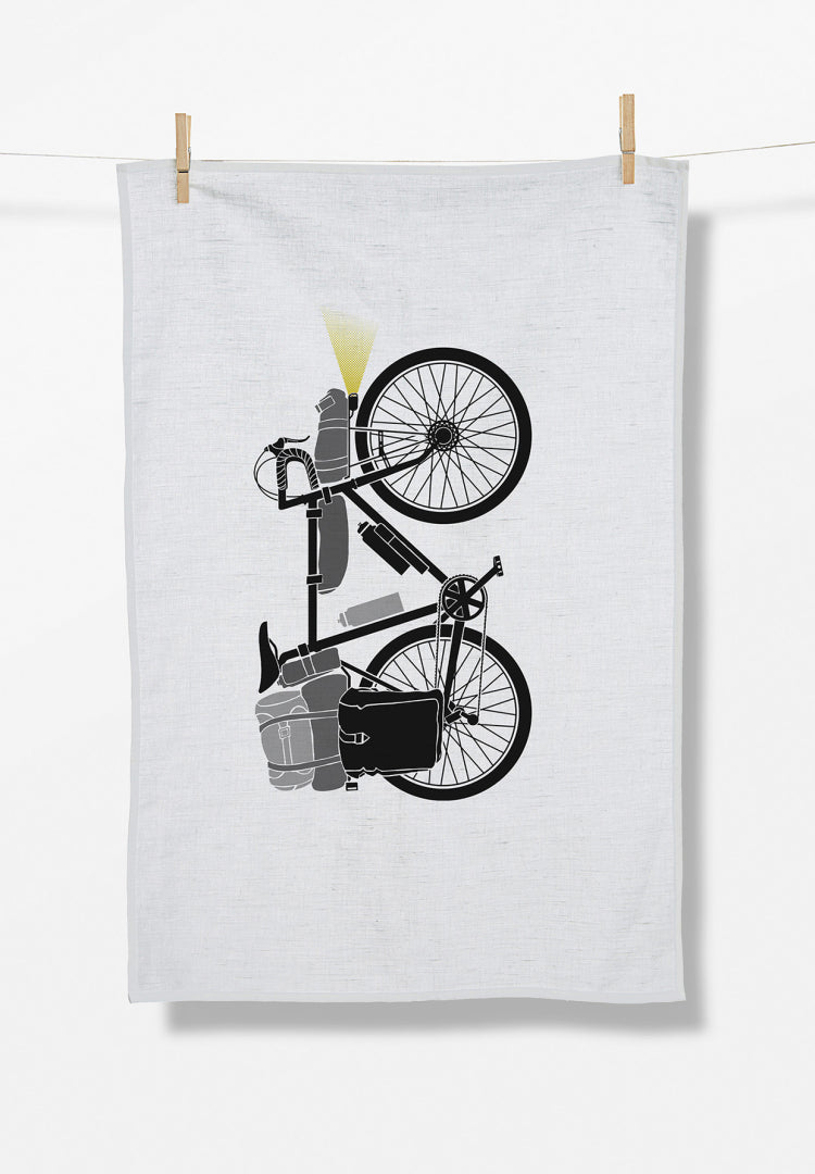 Greenbomb Bike Night (Tea Towel)