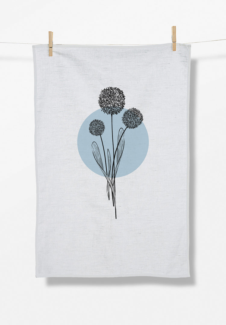 Greenbomb Nature Allium (Tea Towel)