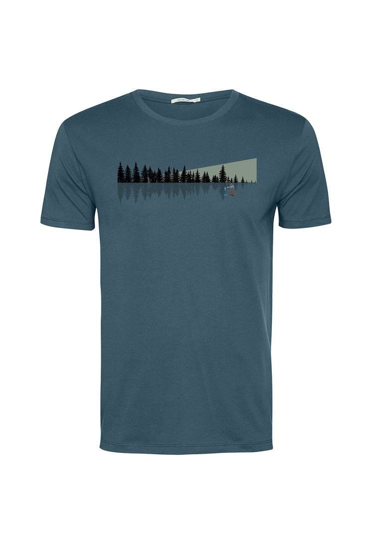 GREENBOMB Nature Ice Fishing (T-Shirt, GOTS)