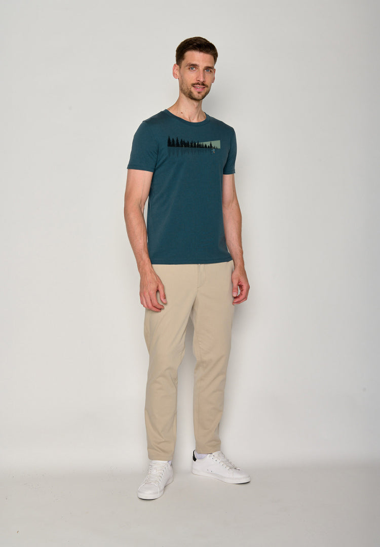 GREENBOMB Nature Ice Fishing (T-Shirt, GOTS)