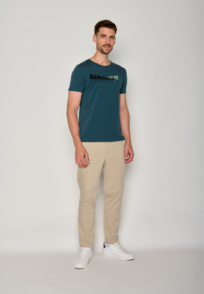 GREENBOMB Nature Ice Fishing (T-Shirt, GOTS)
