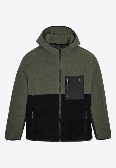 RECOLUTION Fleecejacke SEDUM GRS, m
