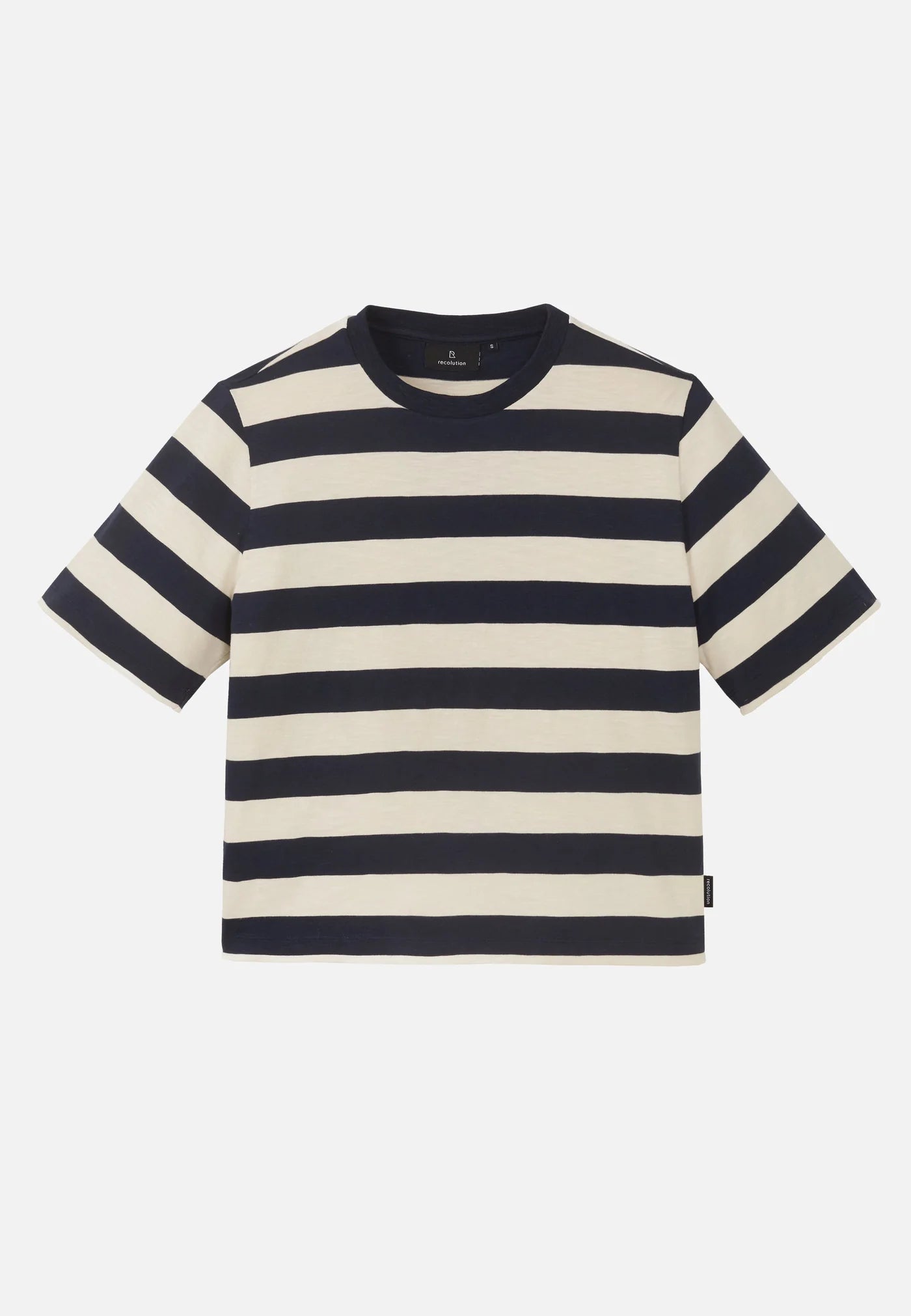 RECOLUTION Woman T-Shirt AZOLLA STRIPES