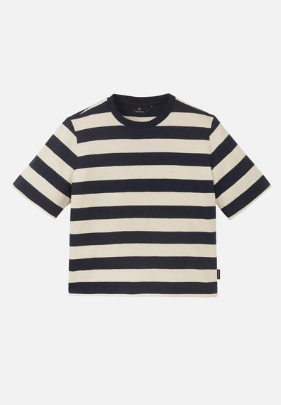 RECOLUTION Woman T-Shirt AZOLLA STRIPES