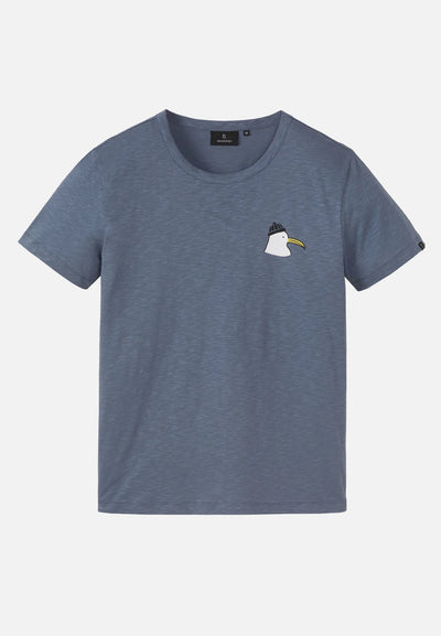 RECOLUTION Men T-Shirt Bay Sea Gull
