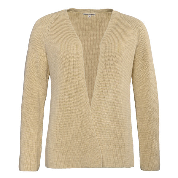 LIVING CRAFTS GOTS Damen-Strickjacke Olivia