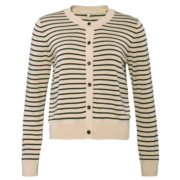 LIVING CRAFTS GOTS Damen-Strickjacke Scara