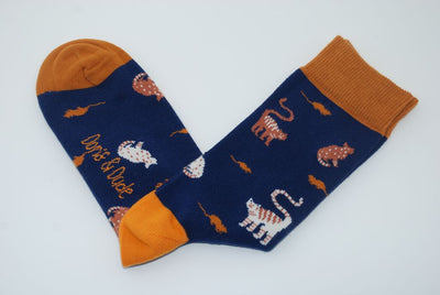 Doris & Dude Bamboo Socks Katze, Damen