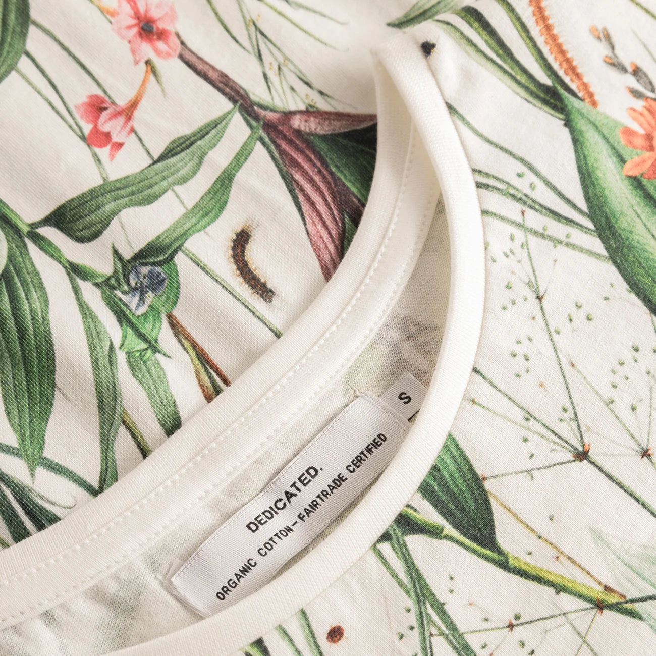 Dedicated Da-T-Shirt Visby Flower Field