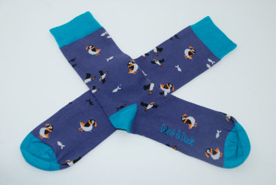 Doris & Dude Bamboo Socks Papageientaucher, Damen